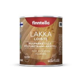 Интерьерная краска FINNTELLA AUTOTALLI — LAKKA LOISTE PUUPARKETILLE — фото