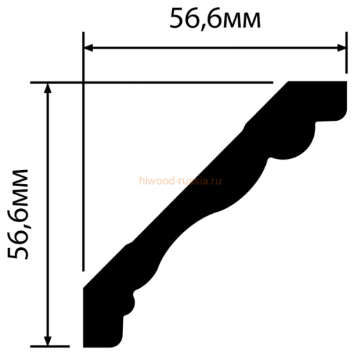 Карниз HIWOOD A1080 — фото-758_3