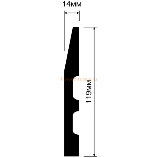 Плинтус HIWOOD B120 — фото-779_3