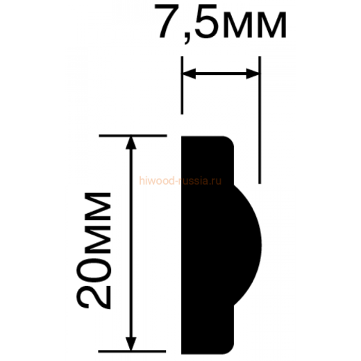 Молдинг HIWOOD D1020 — фото-798_3