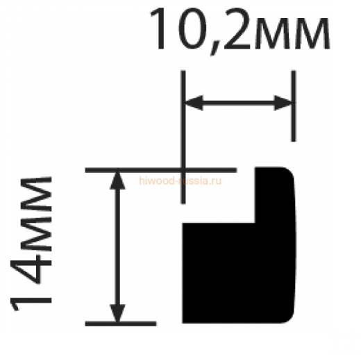 Молдинг HIWOOD D14 — фото-798_3