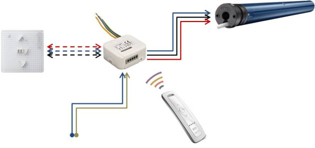 Рулонная штора D40мм на базе электропривода Sonesse 40 — фото-1190_109