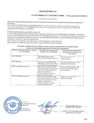 Factura — Приложение к пожарному сертификату на обои — фото