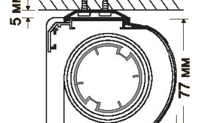 Рулонная штора кассетная с электроприводом Sonesse 40 — фото-1213_1