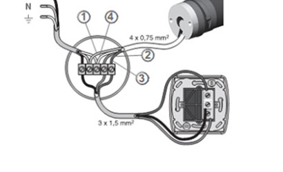 Карниз римских штор Компакт 60 с электроприводом SOMFY Sonesse — фото-1233_1
